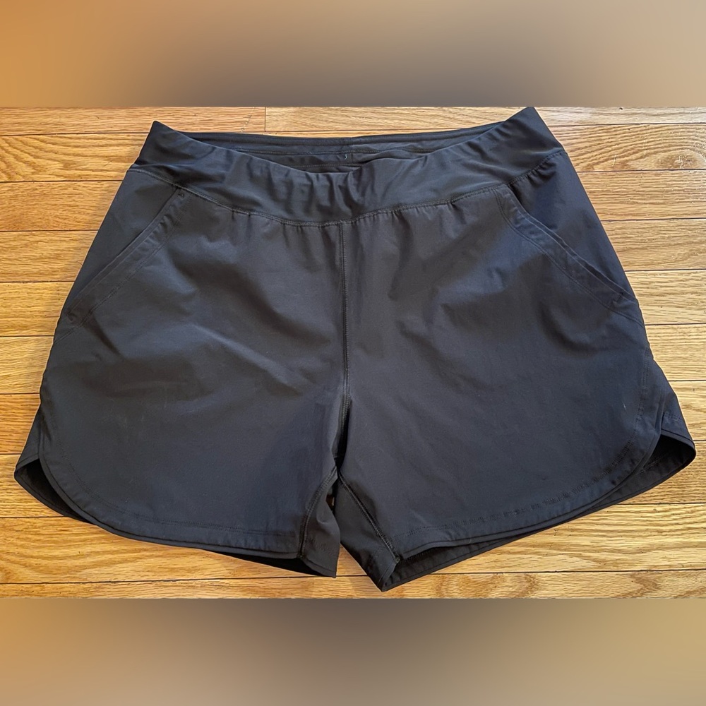 Lands' End Black Swim Shorts